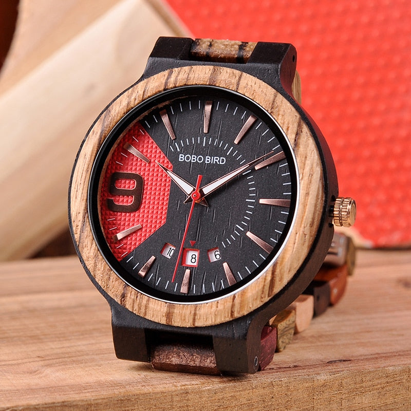 RELOGIO MASCULINO WOODEN WATCH