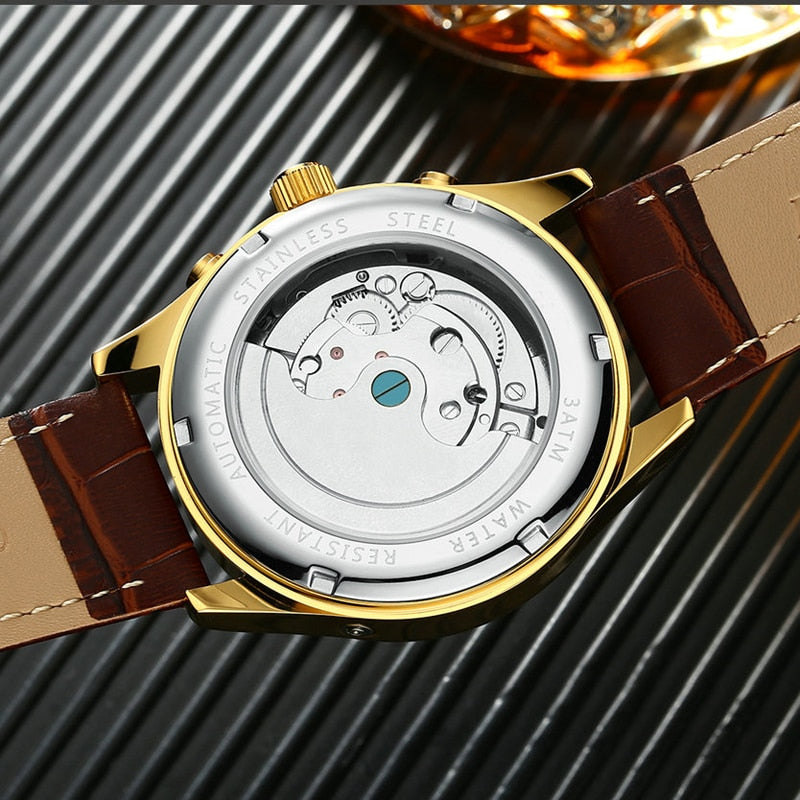 MUSSCATE LEATHER WATCH