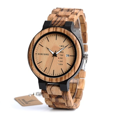 LO26 WOODEN WATCH