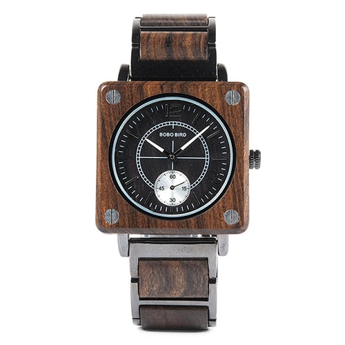 MARQUE DE LUXE WOODEN WATCH