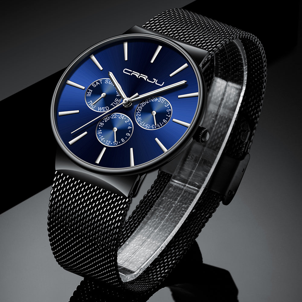 CRRJU STEEL WATCH