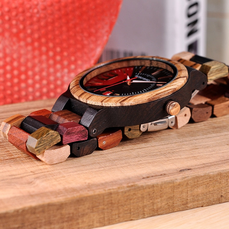 RELOGIO MASCULINO WOODEN WATCH